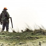 Photo d'un chasseur de dos