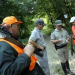 Contrôle de fédéraux auprès de chasseurs