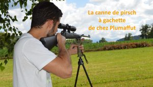 Canne de pirsch à gachette - Plumaffut