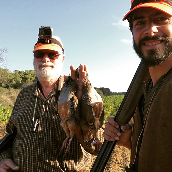 Feliew chasse avec son père