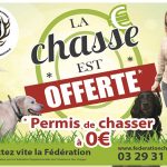 Le permis de chasse à 0 euro lancé par la FDC 88