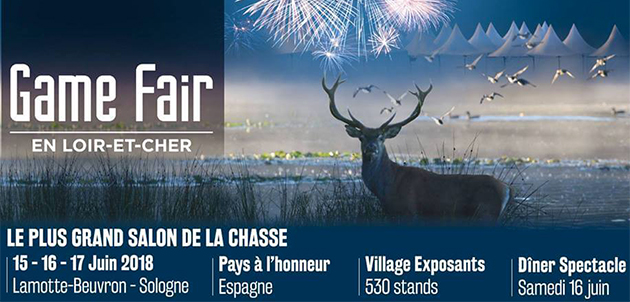 Le Game Fair 2018 : 15, 16 et 17 juin