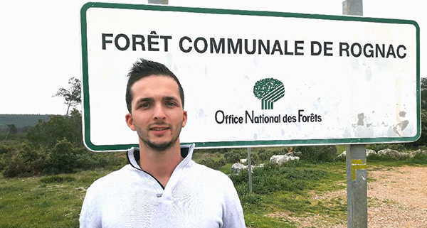 Axel Martin, jeune président de l'association communale de Chasse à Rognac