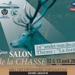 Affiche du 5è Salon de la Chasse et 14è Rendez-vous des Cerfs de l'Indre