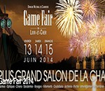 Le Gamefair 2014 se tiendra à Chambord du 13 au 15 juin